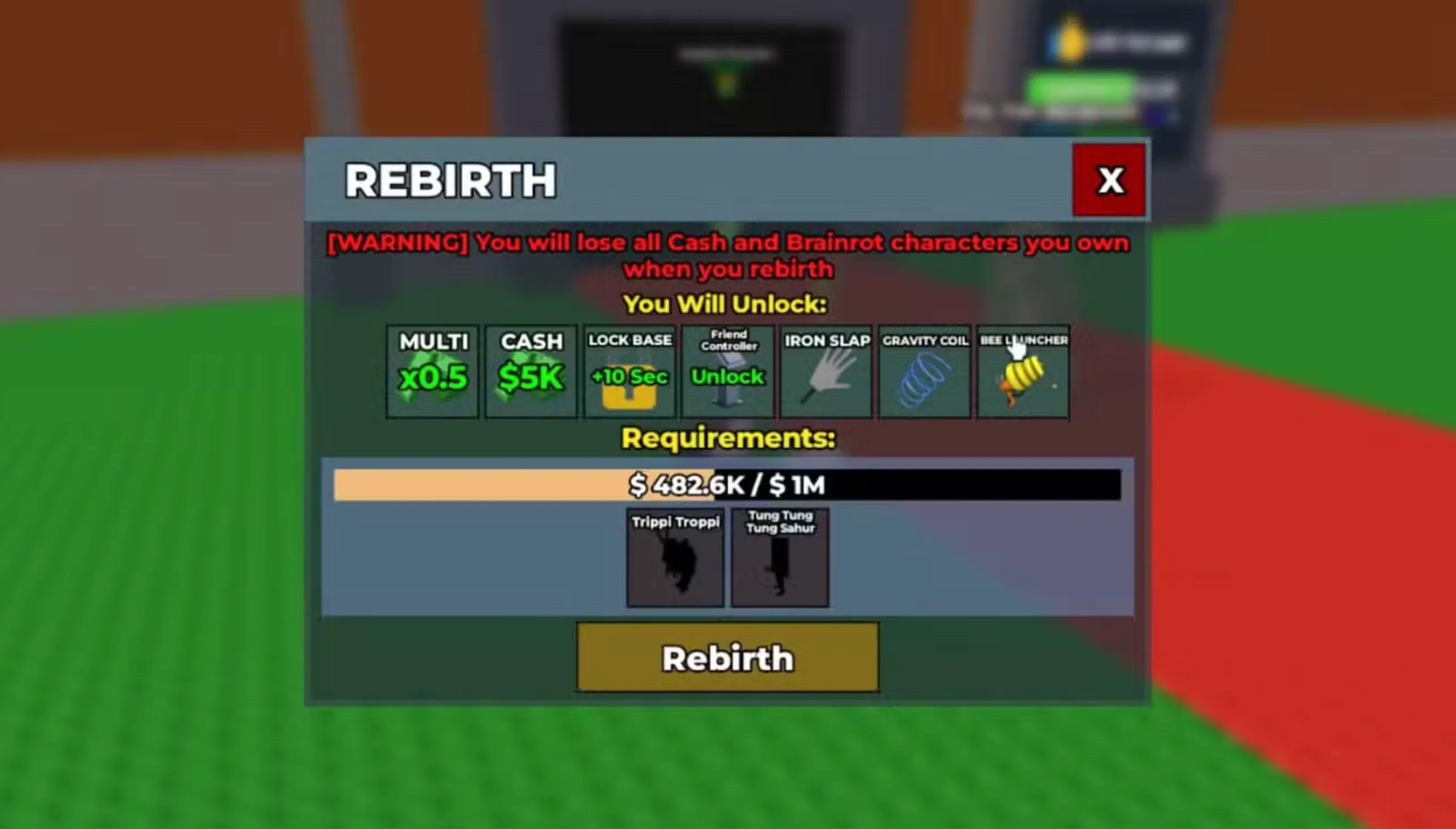 Rebirth steal a brainrot